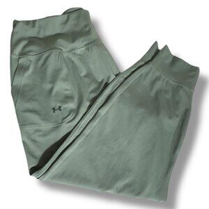 Green Under Armor Motion Womens Full Length Plus Size Activewear Joggers 2XL